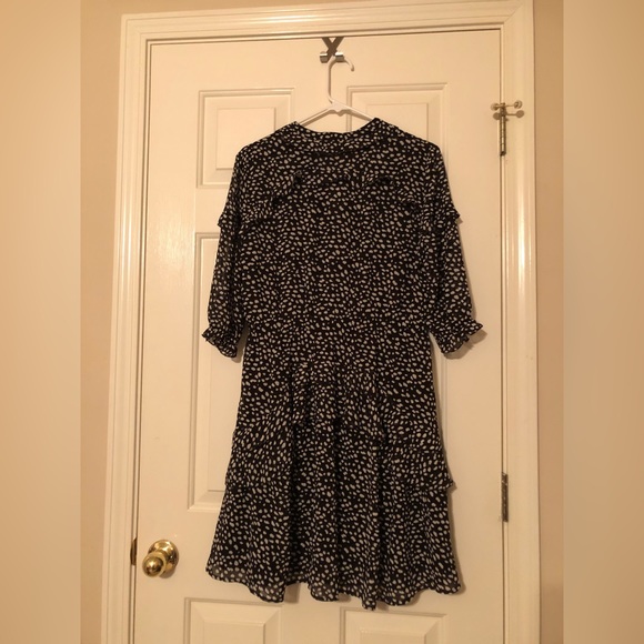 Bohme 4 Printed Ruffle Detailed Dress medium NWT - Picture 15 of 17